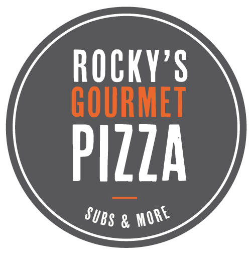 Rocky's Gourmet Pizza logo'